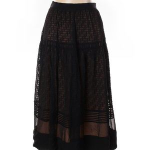 Rebecca Taylor 100% Silk Skirt size 10